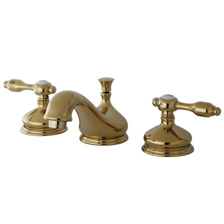 Kingston Brass KS1162TAL 8" Widespread Bathroom Faucet, Polished Brass KS1162TAL